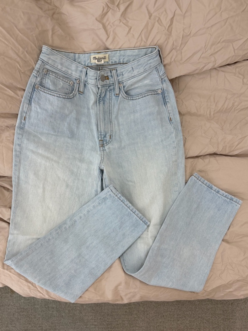 Madewell Curvy High-Rise Jeans in Light Blue